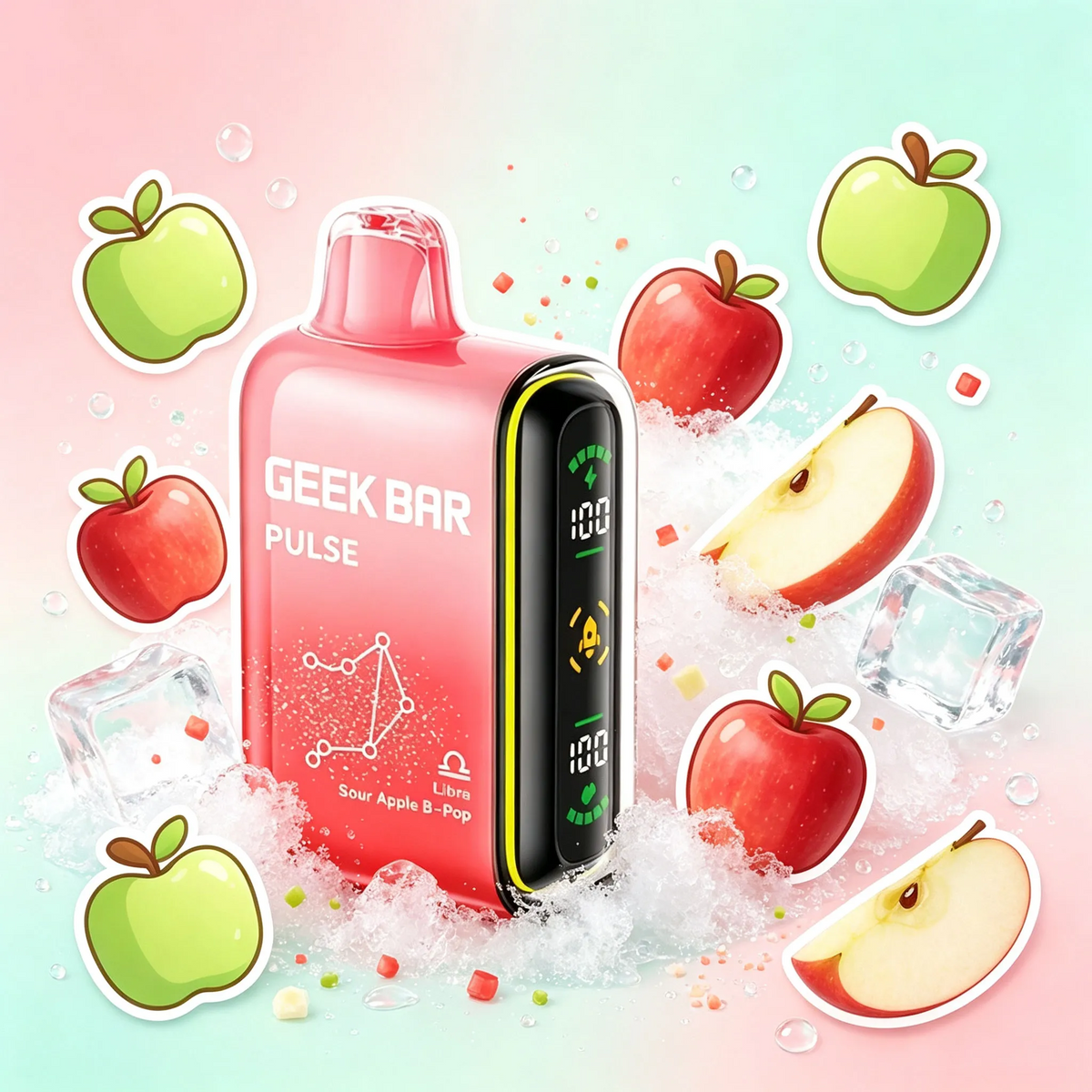 Sour Apple B Burst-Geek-Bar, 15K