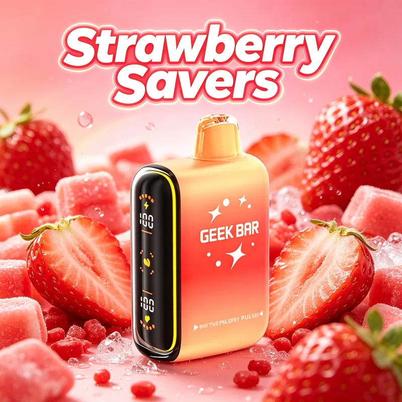 Strawberry Savers-Geek-Bar, 15K
