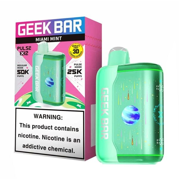 Geek Bar X 2 50K miami mint