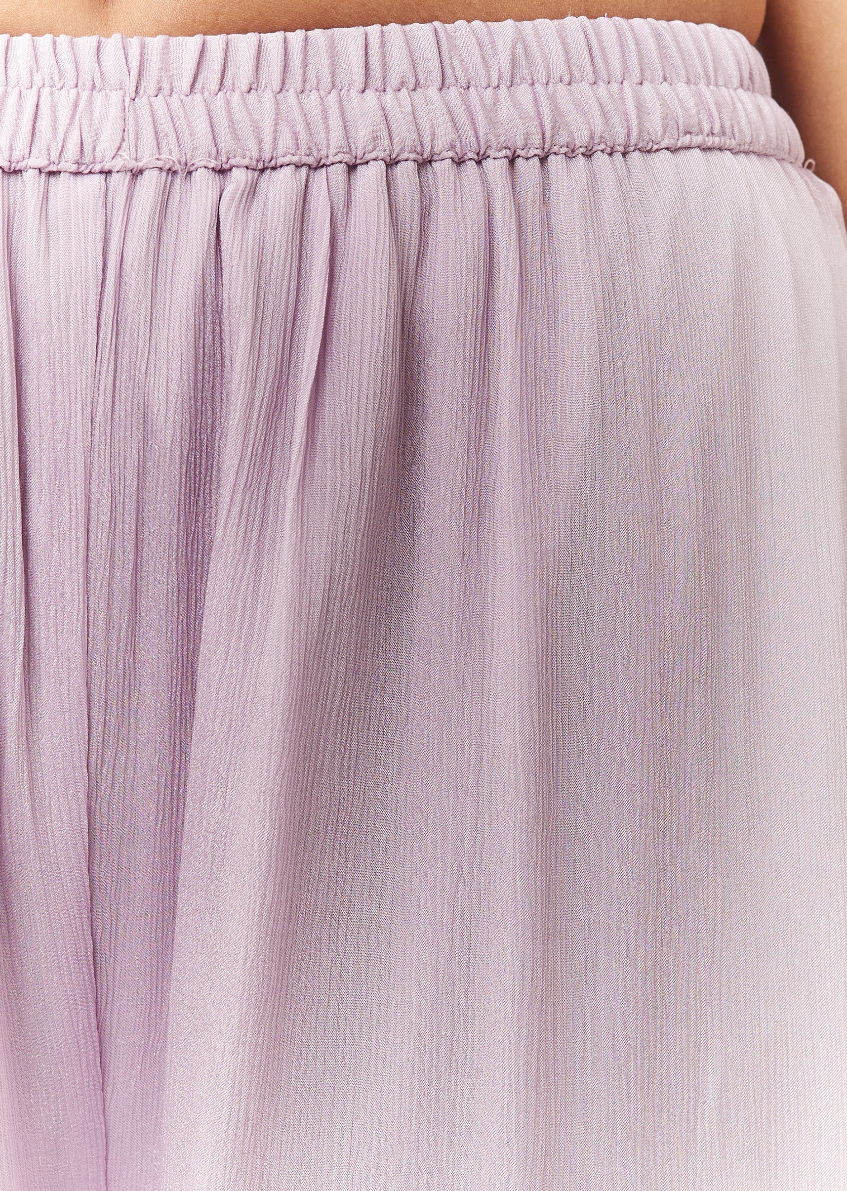 Lavender Zardosi And Moti Work Cape Set With Palazzo