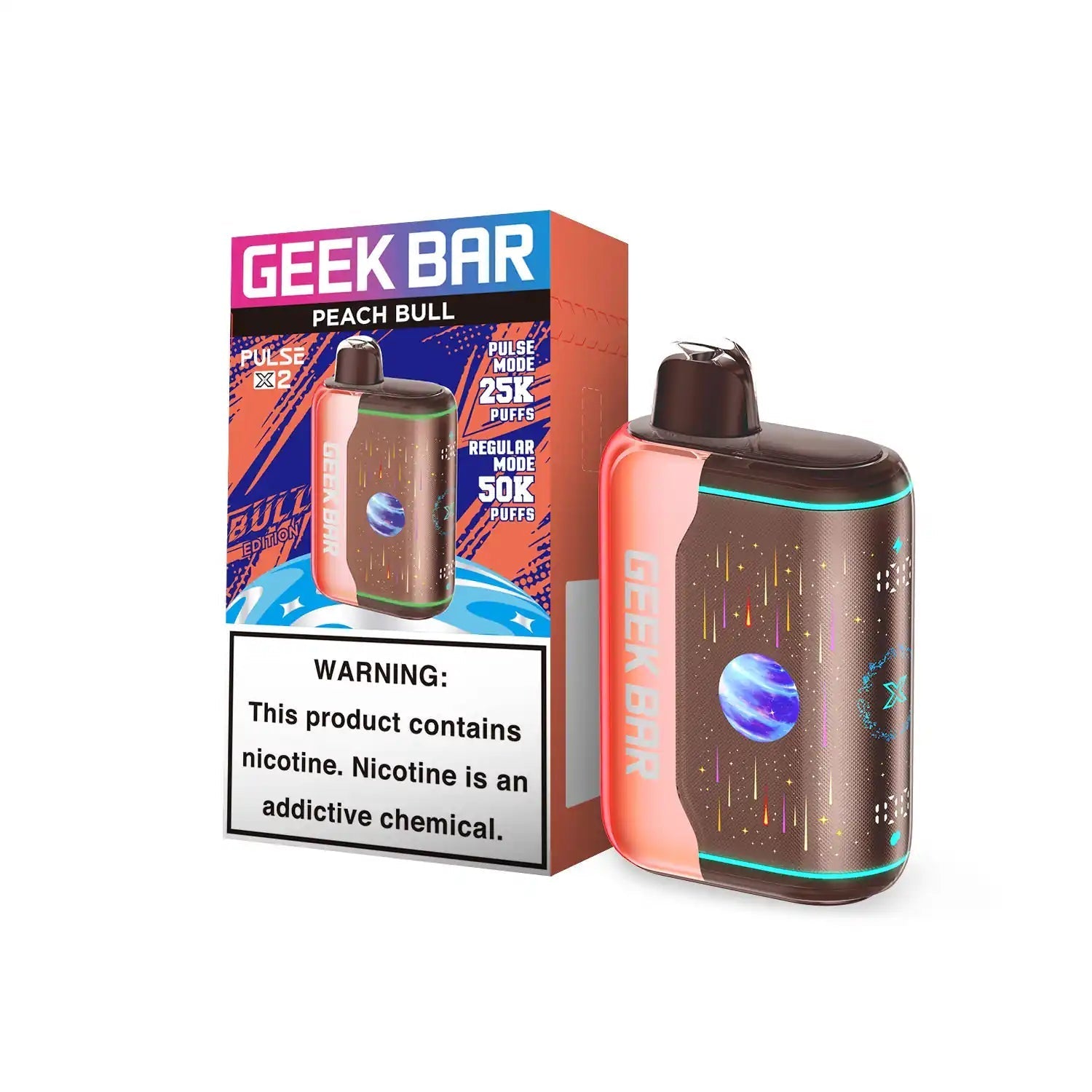 Geek Bar X 2 50K Peach Bull