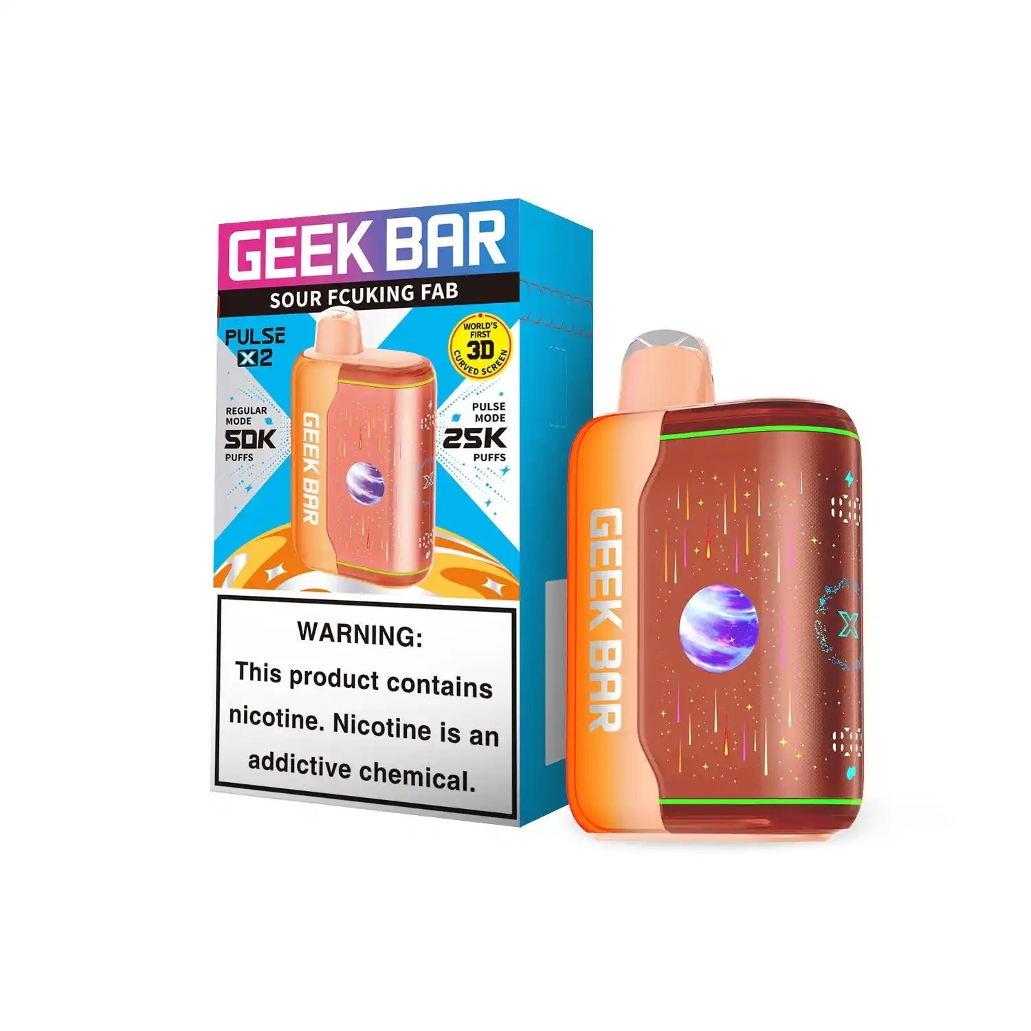 Geek Bar X 2 50K Sour Fcuking Fab