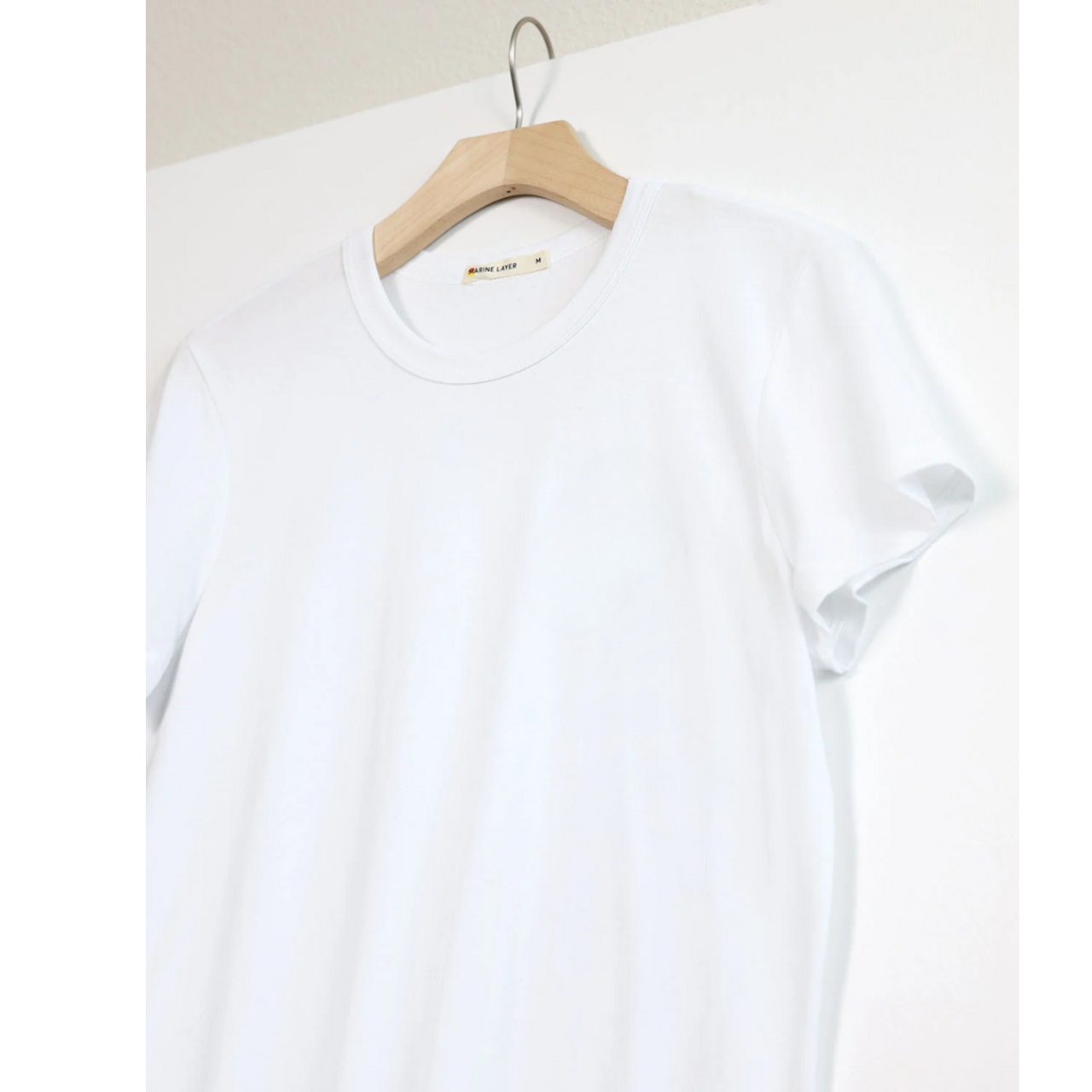 Marine Layer Women's Signature Crew - White