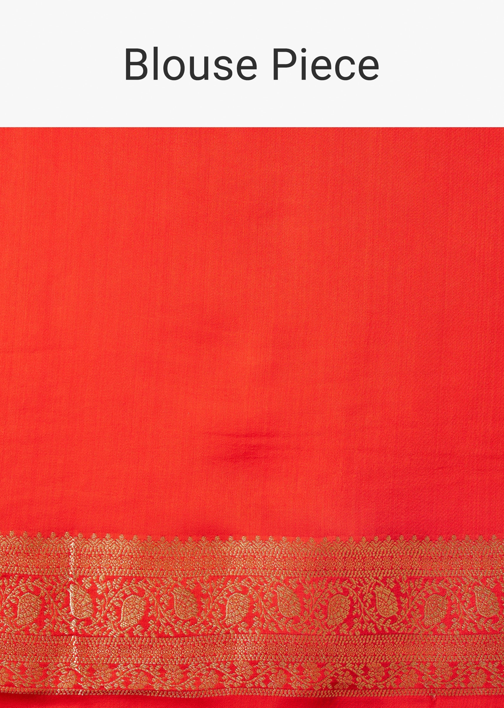 Rust Orange Dola Silk Saree With Butti And Woven Border