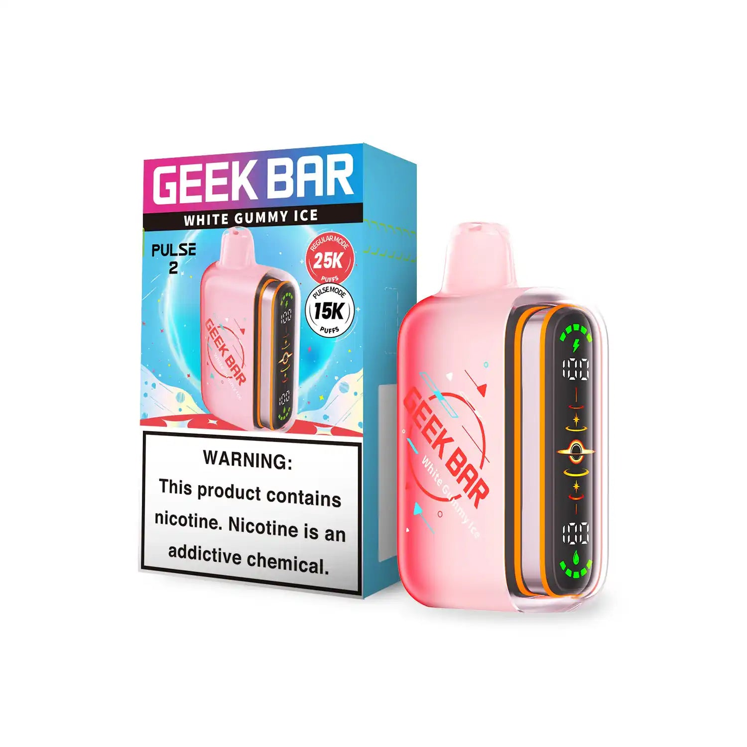 Geek Bar 2 25K White Gummy Ice