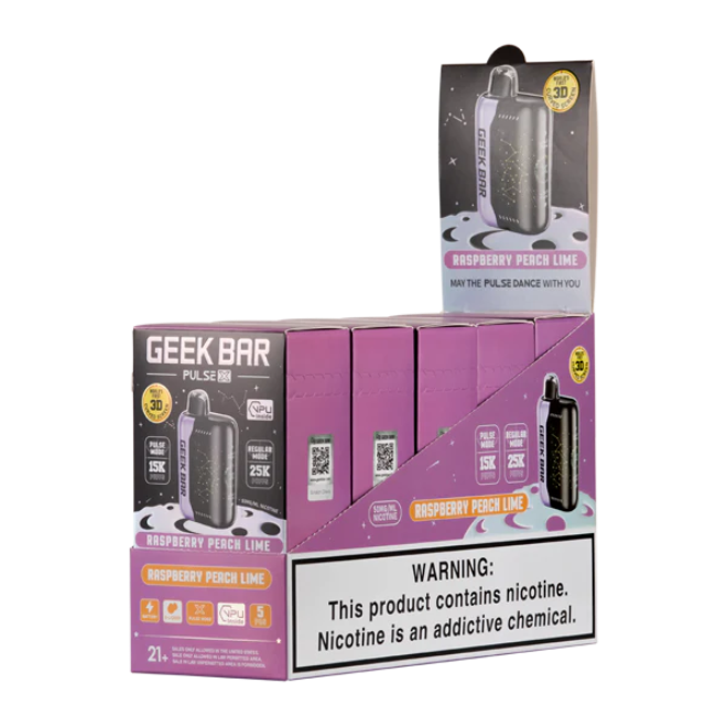 Geek Bar X  Raspberry Peach Lime