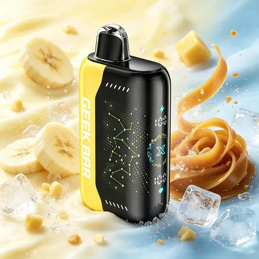 Banana Taffy Freeze,Geek-Bar Single 25K