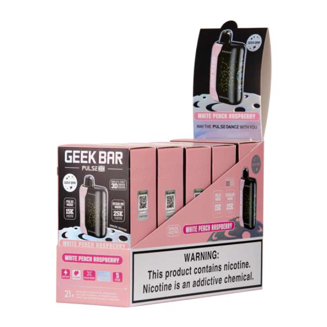 Geek Bar X  White Peach Raspberry