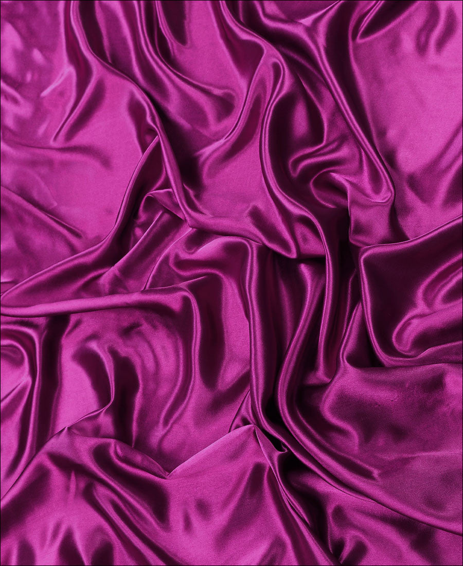 Plain Wine Color Satin Silk Saree With Velvet Sequence Work Blouse