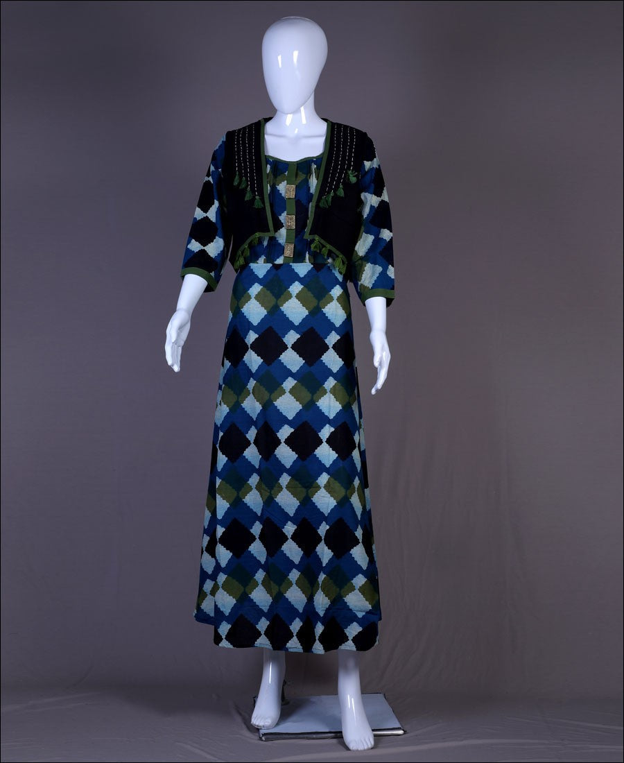 Multi Coloured Cotton Printed Kurti