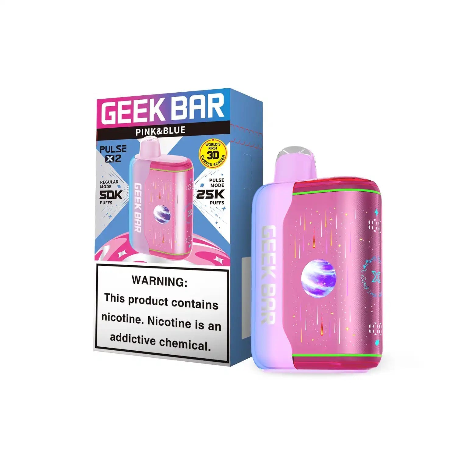 Geek Bar X 2 50K Pink & Blue