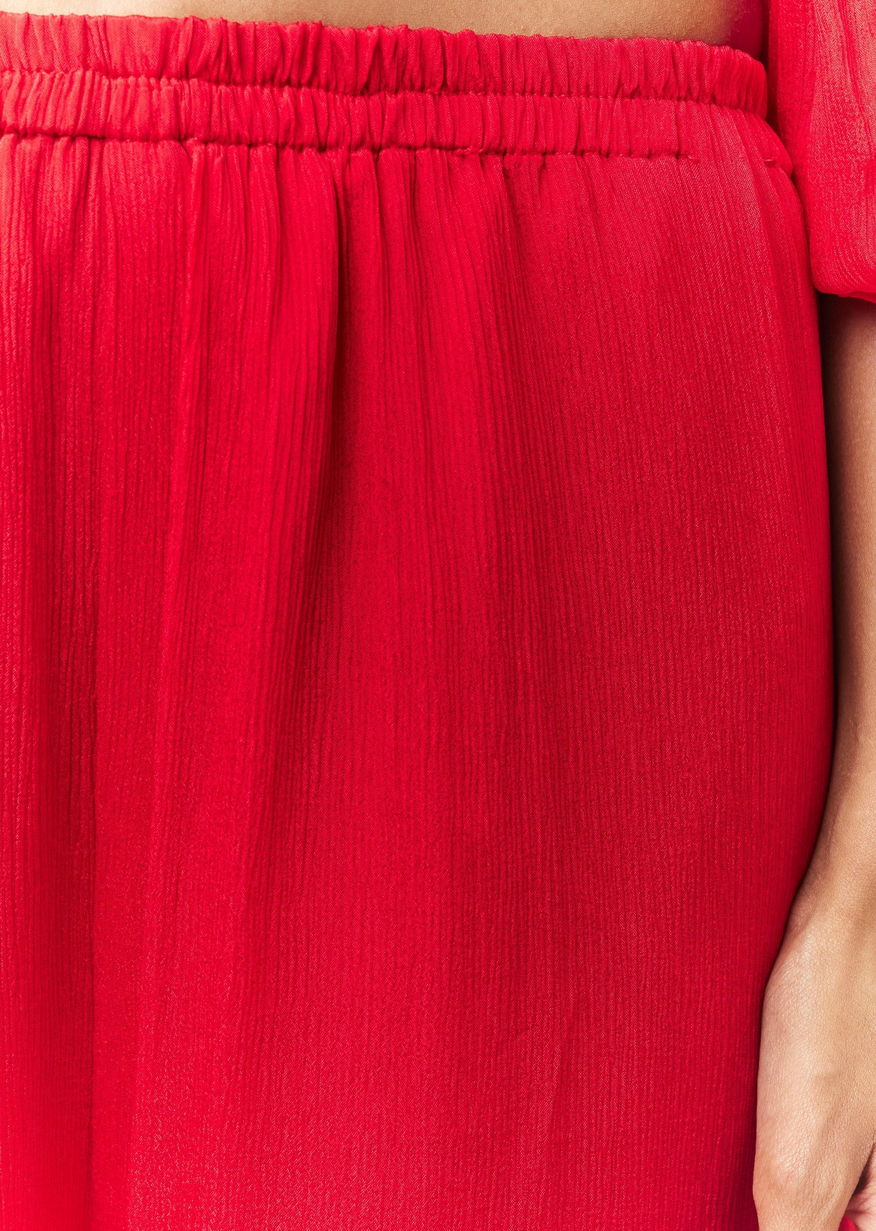 Red Zardosi And Thread Work A line Cape Set With Palazzo