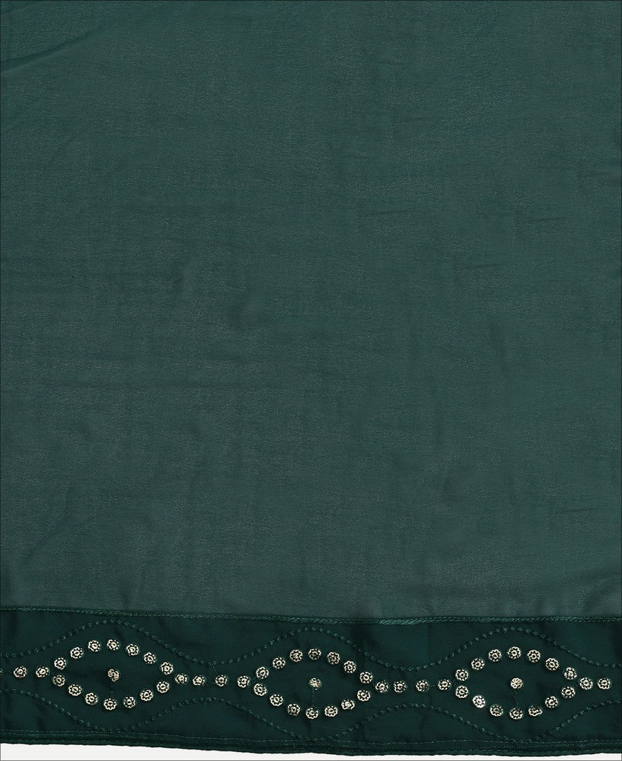 Green Color Georgette Sequence Work Lehenga Choli