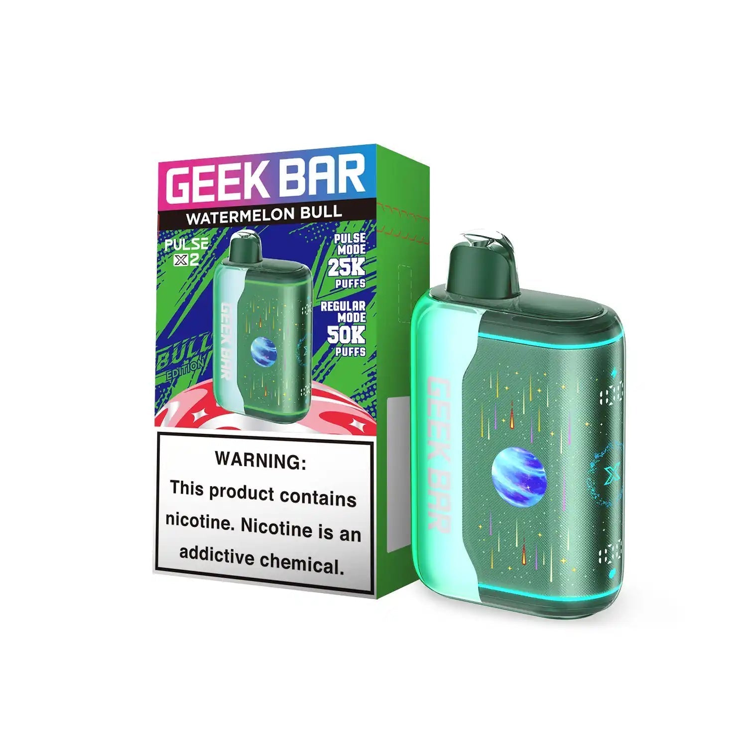 Geek Bar X 2 50K Watermelon Bull
